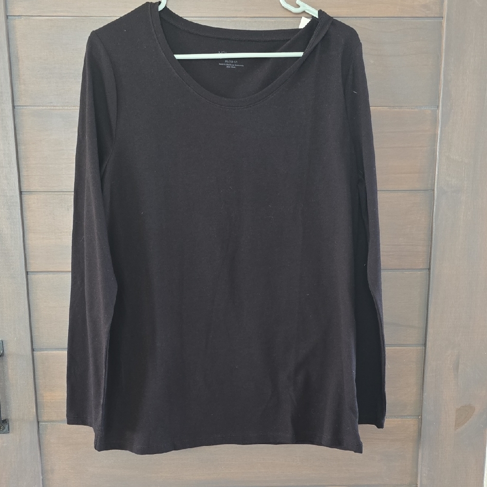 No Boundaries Classic Black Long Sleeve Tee